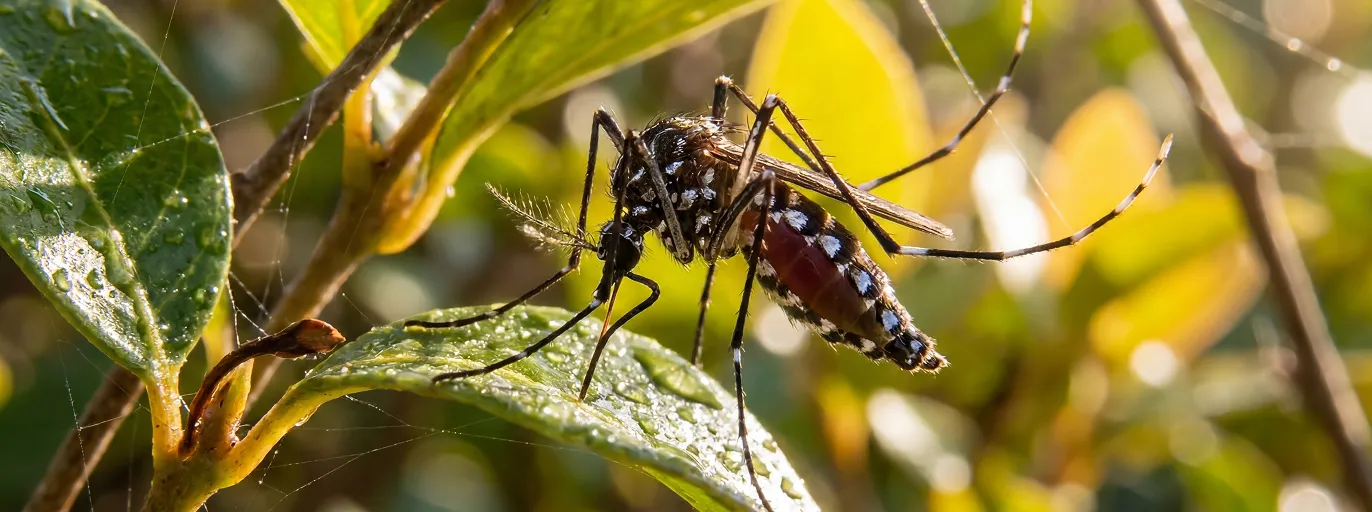 Mosquito Control treatment by Fortis Pest Control in the Central Valley.